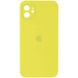 Силиконовый чехол с квадратными бортиками для iPhone 11 Yellow 208-00852 фото