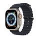 Силіконовий рифлений ремінець Ocean для Apple Watch 42/44/45/49 mm Темно-сірий 212-00463 фото
