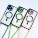 Чехол Crossbody Lanyard with Magsafe с шнурком для iPhone 16 Silver 214-02680 фото 3