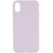 Силиконовый чехол Silk Full Protective для iPhone X / XS (5.8") Lilac 777-10840 фото