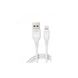 Зарядний пристрій Denmen DC05L + кабель Lightning USB 2.4A Білий 209-00077 фото 3