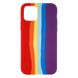 Силіконовий чохол Rainbow для iPhone 11 Pro Red/Grape 888-00149 фото