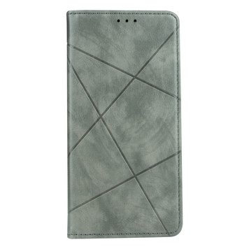 Чохол-книжка Business Leather для Samsung Galaxy A12 Сірий 777-00097 фото