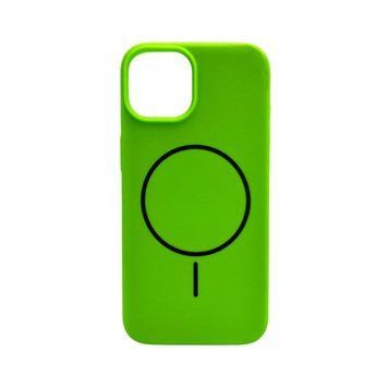 Чохол для смартфона Silicone Case Magnetic для Apple iPhone 15 Pro Max Shiny Green 666-03892 фото