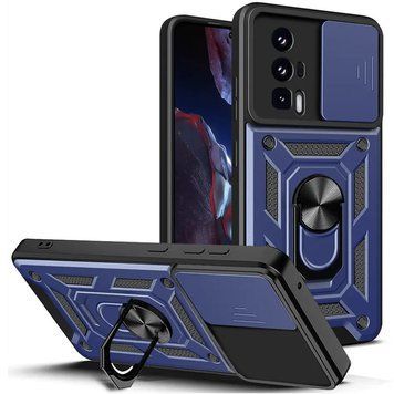 Ударостійкий чохол Camshield Serge Ring для Xiaomi Poco F5 Pro / Redmi K60 / K60 Pro Blue 777-04475 фото