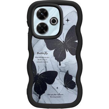 Чохол TPU Cloudy Pictures для Xiaomi Redmi 13 4G/5G / Poco M6 4G Butterflies 555-01257 фото
