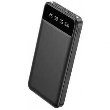 Портативный аккумулятор Power Bank XO PR162 2USB 10000mAh Черный 216-00043 фото