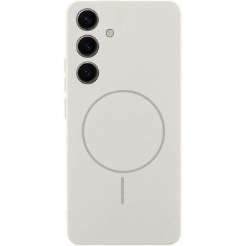 Чохол Silicone Cover Lakshmi Full Camera with MagFit для Samsung Galaxy S26+ White 777-09207 фото