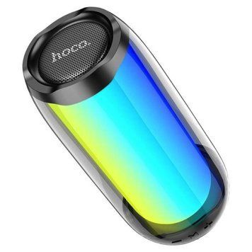 Портативна колонка HOCO HC8 Pulsating colorful luminous wireless speaker Black 656-00795 фото