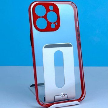 Накладка Totu Transparent з закритою камерою IPhone 11 Pro Max Червоний 208-02016 фото
