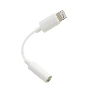 Перехідник Lightning to 3.5 mm AUX Headphones Jack для iPhone Білий 209-00143 фото