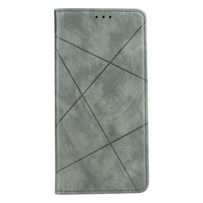 Чехол-книжка Business Leather для Samsung Galaxy A12 Серый 777-00097 фото