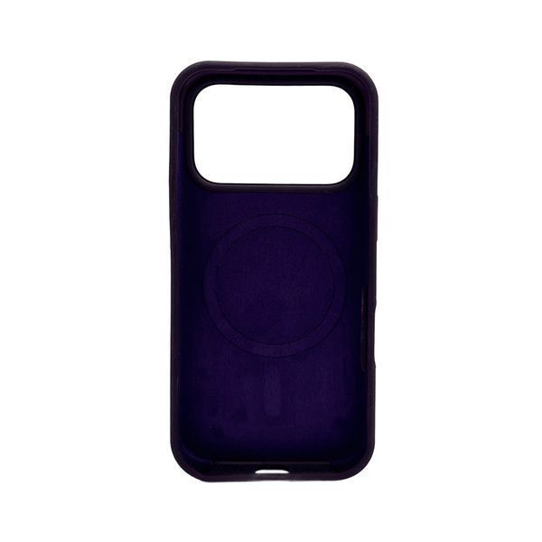 Чохол для смартфона Silicone Case Magnetic для Apple iPhone 17 Pro Dark Purple 666-04134 фото