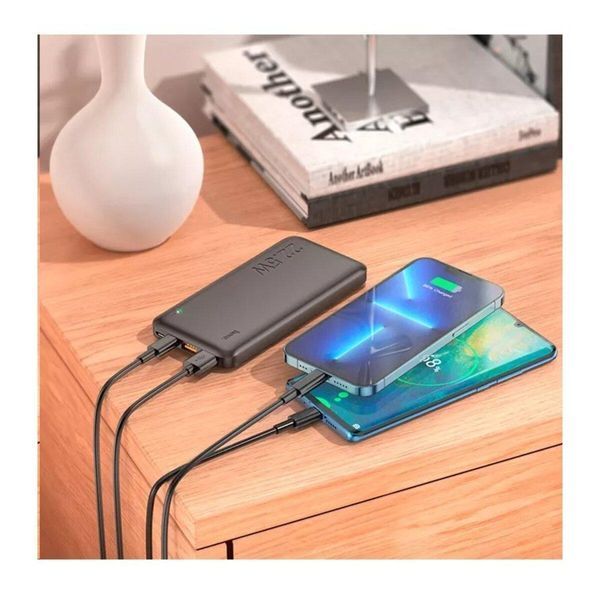 Зовнішній акумулятор HOCO J101 Astute 22.5W fully compatible power bank(10000mAh) Black 656-01157 фото