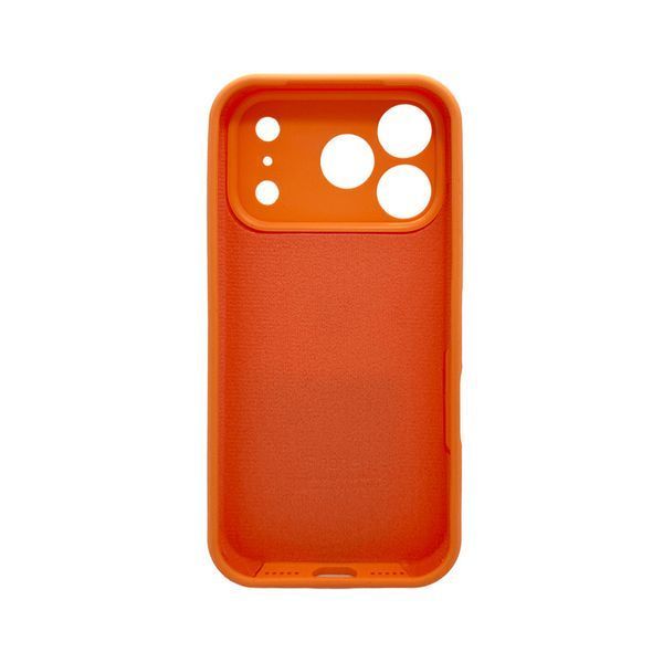 Силіконовий чохол з закритою камерою для iPhone 17 Pro Max Papaya 666-04325 фото