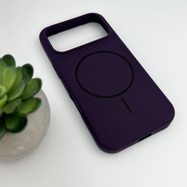 Чохол для смартфона Silicone Case Magnetic для Apple iPhone 17 Pro Dark Purple 666-04134 фото