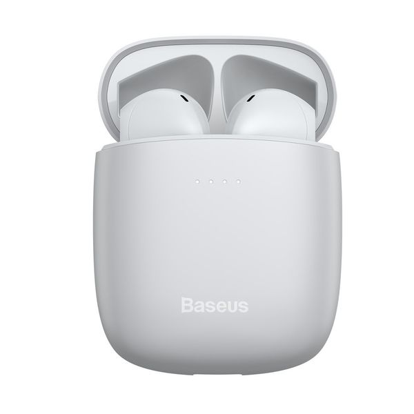 Бездротові навушники Bluetooth Baseus Encok W04 TWS Білі 202-00182 фото