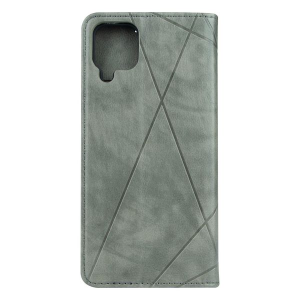 Чохол-книжка Business Leather для Samsung Galaxy A12 Сірий 777-00097 фото