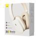 Наушники Baseus Bowie H1 Noise-Cancellation Wireless Headphones Creamy-White 656-00853 фото 7