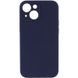 Силіконовий чохол Silk Full Camera Protective для Apple iPhone 14 (6.1") Midnight blue 777-09791 фото