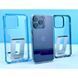 Чехол Octagon Crystal Case iPhone 14 Голубой 208-04293 фото 3