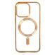 Чехол Metallic CD Magnetic для iPhone 14 Pro Gold 666-02689 фото