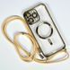 Чохол Crossbody Lanyard with Magsafe зі шнурком для iPhone 16 Gold 214-02681 фото 1