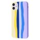 Силіконовий чохол Rainbow для iPhone 11 Pro Mellow Yellow/Blue 888-00150 фото