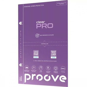 Защитная гидрогелевая пленка Proove Hydrogel Screen Protection PRO (clear) для Samsung GalaxyNote10pro 904-04408 фото