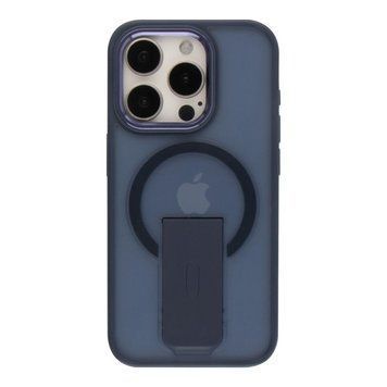 Чехол TPU+PC FlexGuard Magnetic Ring Stand для iPhone 16 Pro Max Blue 757-00388 фото