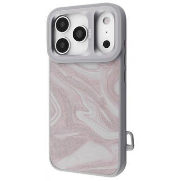 Чехол Kajsa Fluid Art with Magnetic Ring iPhone 17 Pro Max Gray 656-08205 фото