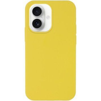 Силиконовый чехол Silk Full Protective для iPhone 16 (6.1") Yellow 777-10192 фото