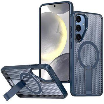 Чехол TPU Breeze with MagSafe stand для Samsung Galaxy S26+ Blue 777-09258 фото