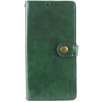 Кожаный чехол-книжка GETMAN Gallant (PU) для Xiaomi Redmi 15C (Global) / Poco C85 (Global) Зелений 656-08807 фото
