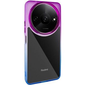 Чохол TPU+PC Fresh sip series для Xiaomi Redmi A3 Синій / Фіолетовий 777-06624 фото