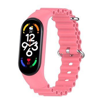 Ремінець для Xiaomi Mi Band 5/6/7 Ocean Band Pink 212-02538 фото