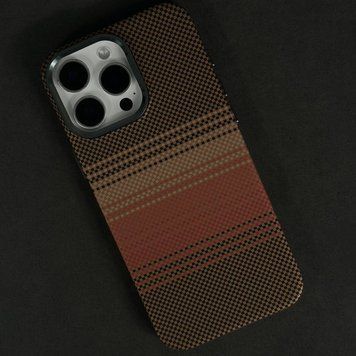 Чохол Elite Carbon Matte BOX Magnetic для iPhone 16 Pixel Red 208-06325 фото