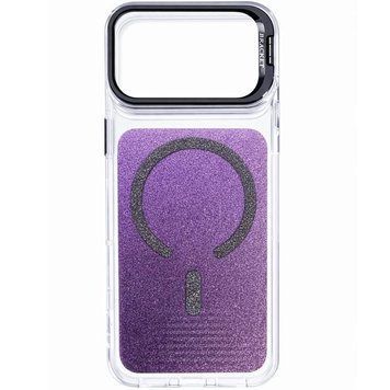 Чохол TPU+PC Jewel Sparkle with MagSafe для Apple iPhone 17 Pro (6.3") Violet Shimmer 214-04552 фото