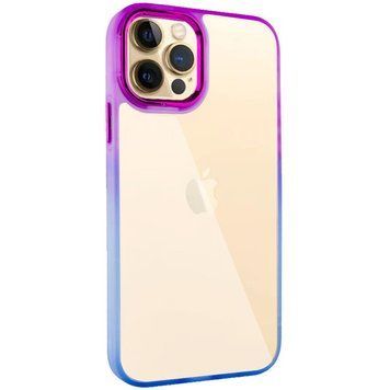 Чохол TPU+PC Fresh sip series для Apple iPhone 12 Pro Max (6.7") Синій / Фіолетовий 777-06724 фото