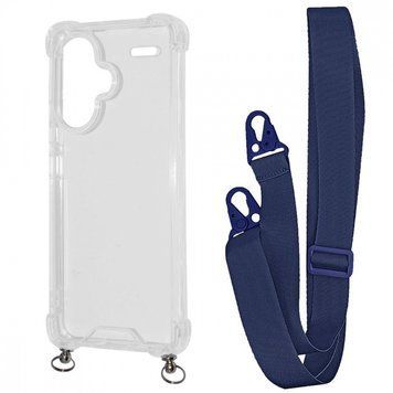 Чехол WAVE Clear Case With Strap для Xiaomi Redmi Note 13 Pro+ Midnight Blue 208-05191 фото