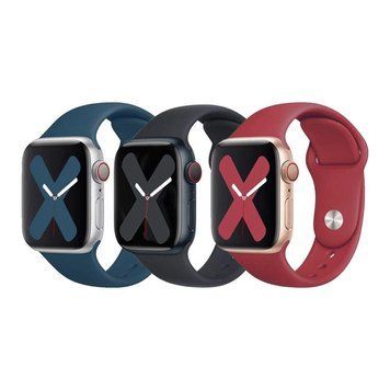 Ремешок для Apple Watch Band Silicone One-Piece Size-S 42/44/45/49mm Cornflower 212-02038 фото