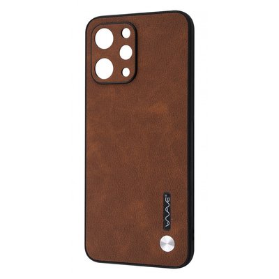 Чехол WAVE Leather Case Xiaomi Redmi 12 4G Dark Brown 777-01229 фото