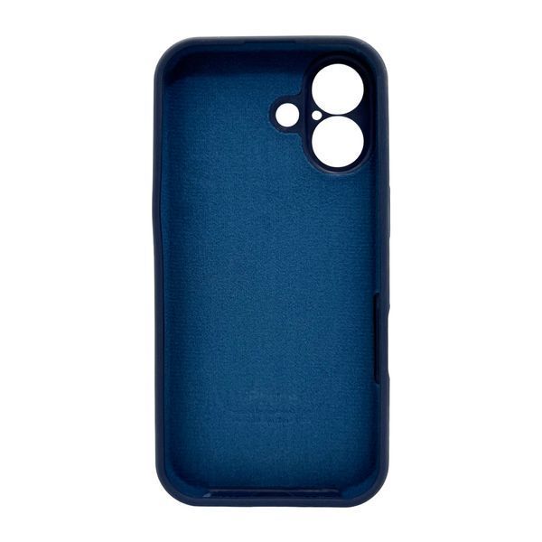 Силіконовий чохол з закритою камерою для iPhone 17 Dark Blue 666-04176 фото
