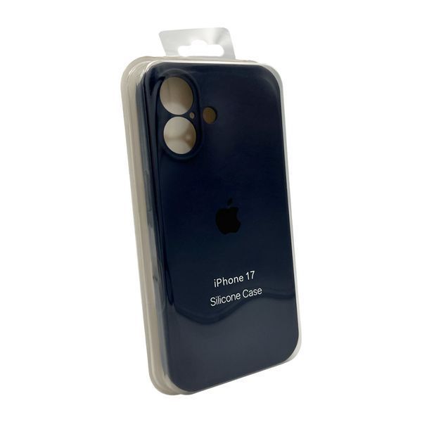 Силіконовий чохол з закритою камерою для iPhone 17 Dark Blue 666-04176 фото