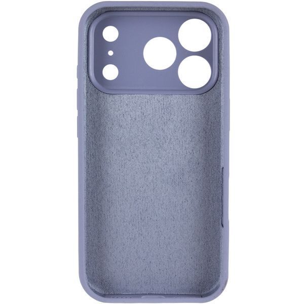 Силіконовий чохол Silk Full Camera Protective для Apple iPhone 17 Pro Max / 18 Pro Max (6.9") Lavender Gray 777-09542 фото