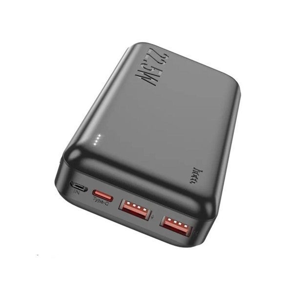 Зовнішній акумулятор HOCO J101A Astute 22.5W fully compatible power bank 20000mAh Black 656-01158 фото