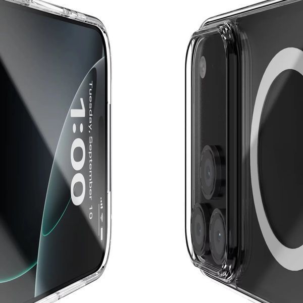 Чохол TPU Clear Case with Magsafe для iPhone 17 Pro Max Transparent 214-03759 фото