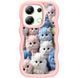 Чехол TPU Cloudy Pictures для Xiaomi Redmi Note 13 Pro 4G / Poco M6 Pro 4G Kittens 555-01208 фото