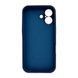 Силіконовий чохол з закритою камерою для iPhone 17 Dark Blue 666-04176 фото 3
