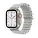 Силіконовий рифлений ремінець Ocean для Apple Watch 42/44/45/49 mm Сірий 212-00465 фото